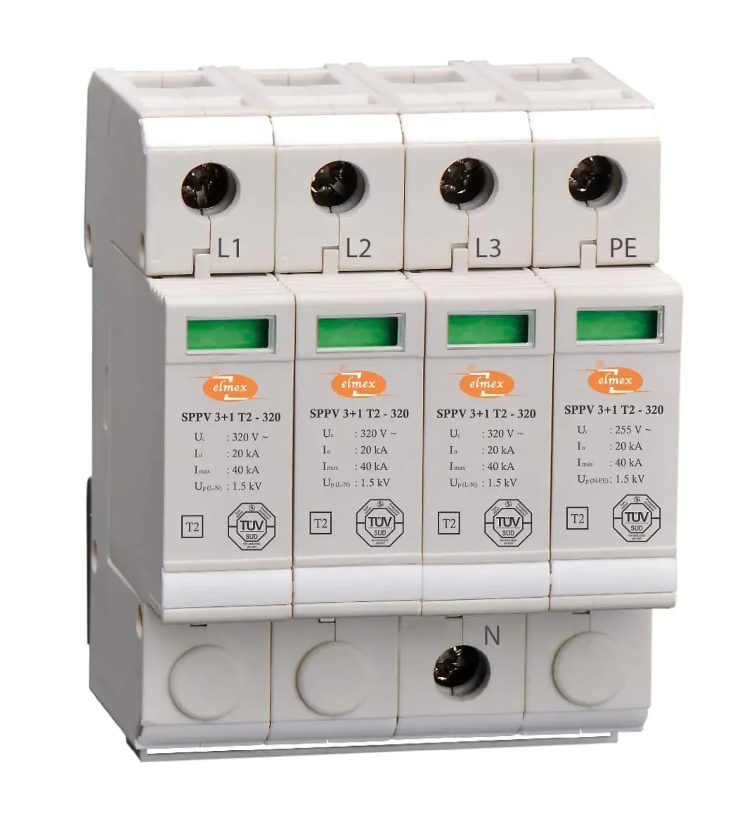 Elmex 4 Pole Type 2 AC SPD